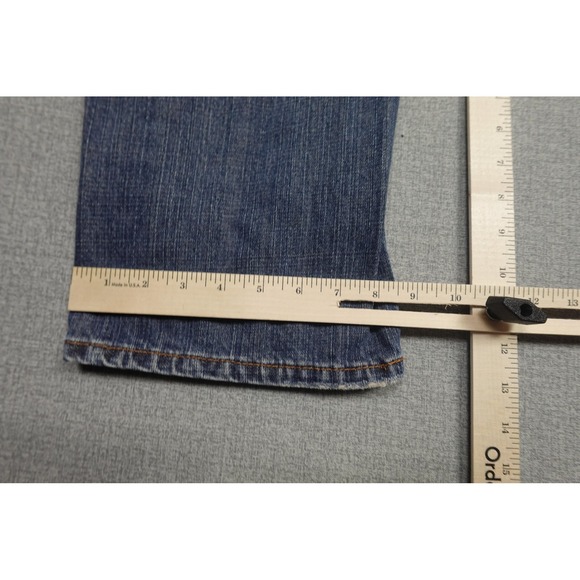 Levi's 559 Relaxed Straight Jeans Mens 36x34 Blue Medium Wash Denim Western - Picture 6 of 12